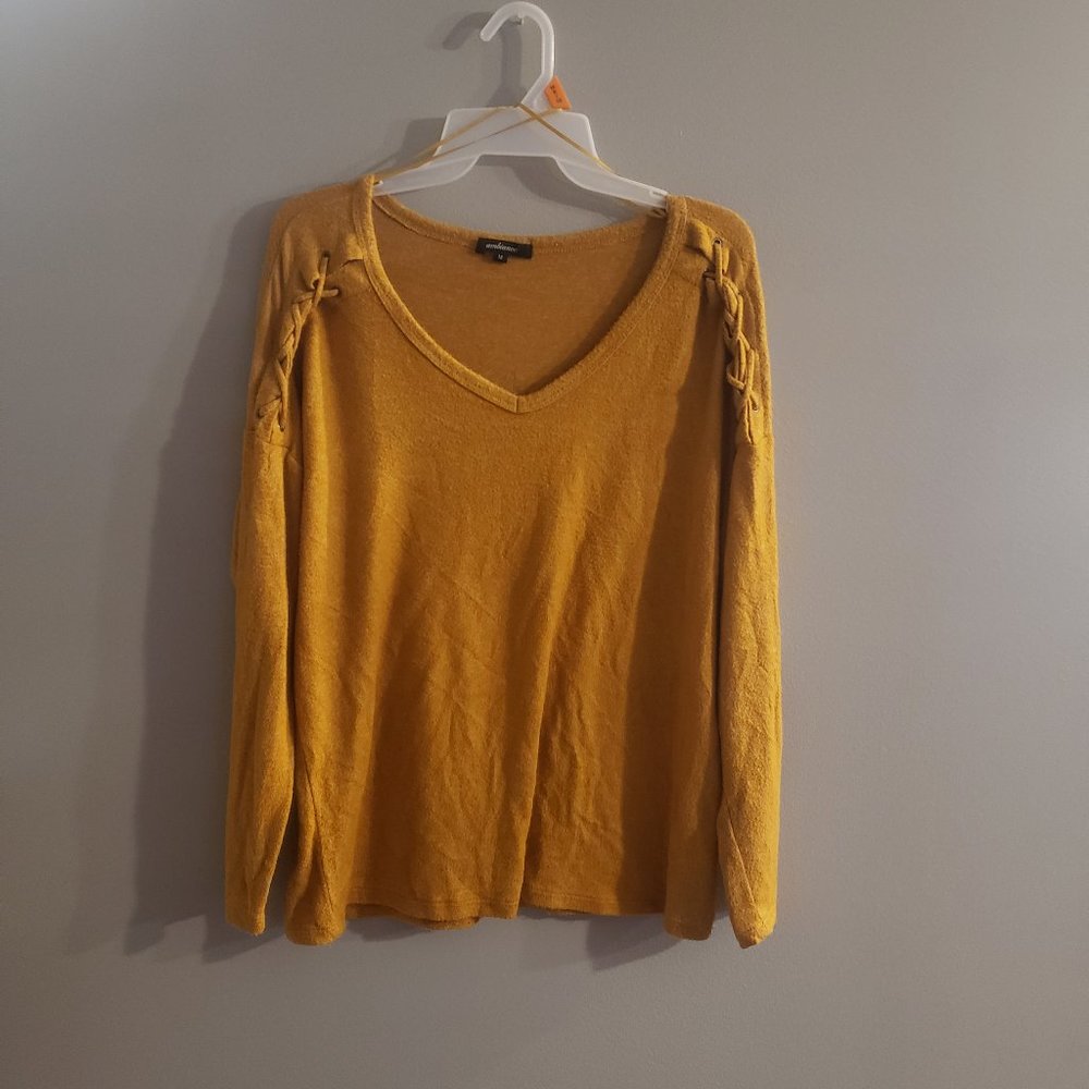 NWOT Yellow Sweater